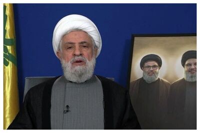 امشب؛ شیخ نعیم قاسم سخنرانی می‌کند