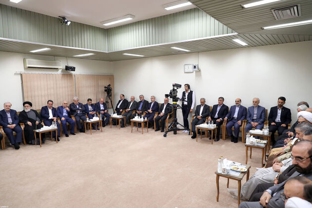 دیدار هیئت دولت با رهبری