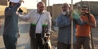 سردار نقدی در اردوی جهاد سازندگی شرکت کرد + عکس