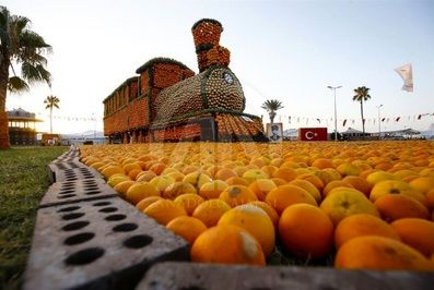 تصاویری از جشنواره لیمو و پرتقال در آنتالیا!
