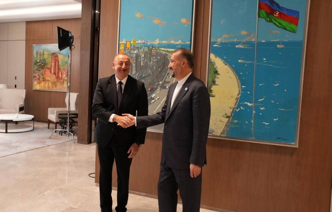 توئیت امیرعبداللهیان پس از دیدارش با رئیس‌جمهور آذربایجان