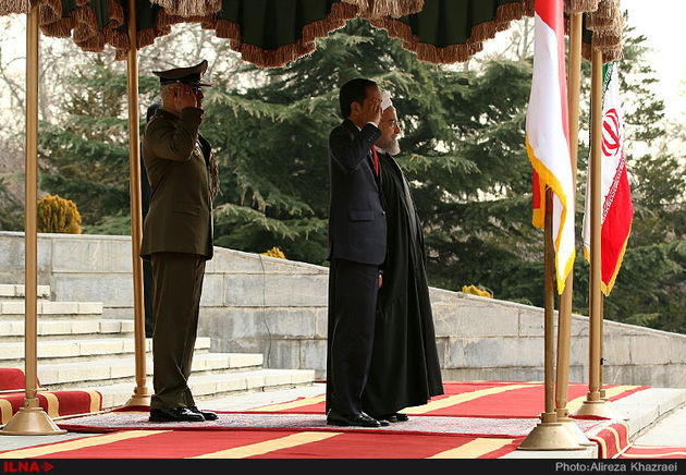 استقبال از رئیس جمهوری اندونزی