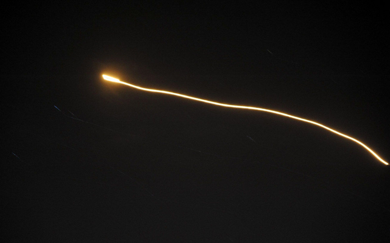فیلم انهدام موشک های اسرائیلی در آسمان سوریه