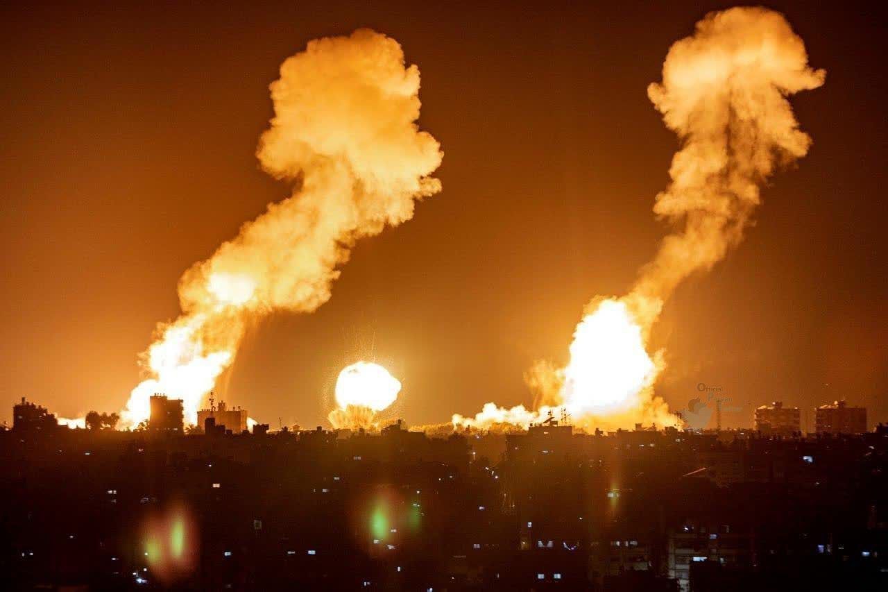 فوری/بمباران شدید غزه/ اسرائیل مناطق مسکونی را هدف گرفت+ فیلم