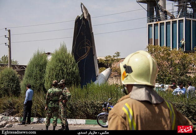 گزارش تصویری سقوط هواپیمای تهران - طبس