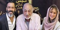 وداع تلخ بازیگر مشهور با پیکرپدرش+عکس 
