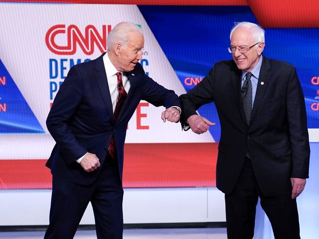 اولین مناظره انتخاباتی «جو بایدن» و «برنی سندرز»