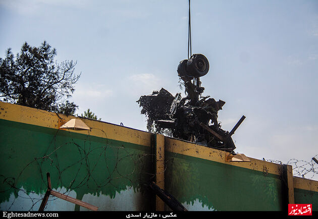 گزارش تصویری سقوط هواپیمای تهران - طبس