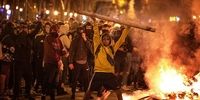 تصاویر سومین شب اعتراض جدایی‌طلبان| آتش‌وخشم در کاتالونیا