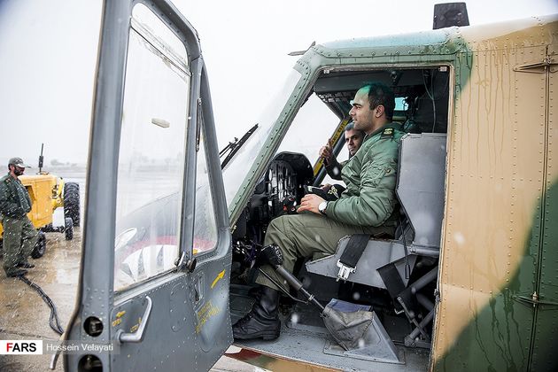 افتتاح رمپ و باند پروازی هوانیروز ارتش