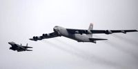 پرواز دو بمب‌افکن‌ آمریکایی روی خلیج فارس/ سنتکام: این یک پیام بازدارنده است