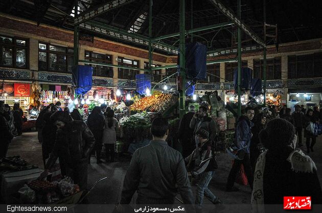 بازار تجریش تهران، 2 روز پیش از یلدا(گزارش تصویری)