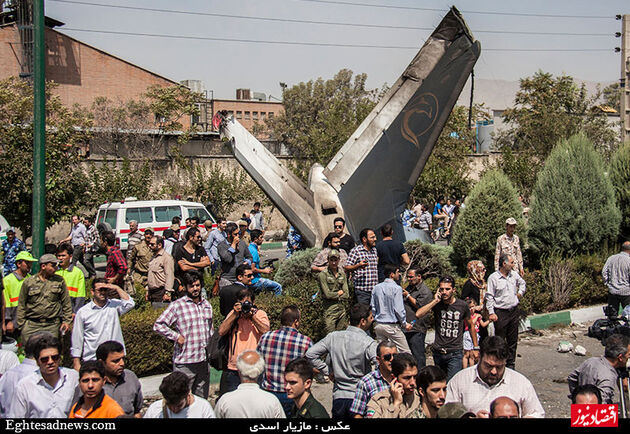 گزارش تصویری سقوط هواپیمای تهران - طبس