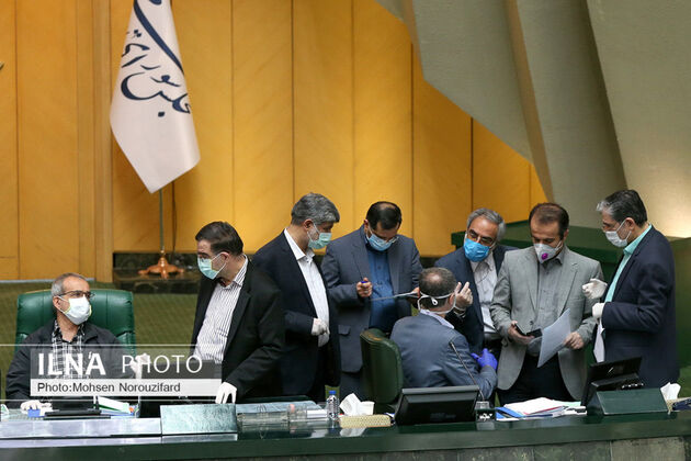 تصاویر جلسه کرونایی مجلس