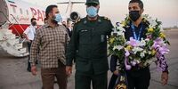 تصاویر| استقبال از یک قهرمان...
