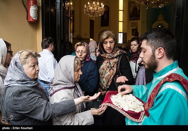 مراسم عید پاک در کلیسای گریگور مقدس