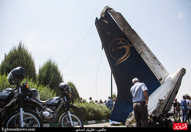 گزارش تصویری سقوط هواپیمای تهران - طبس