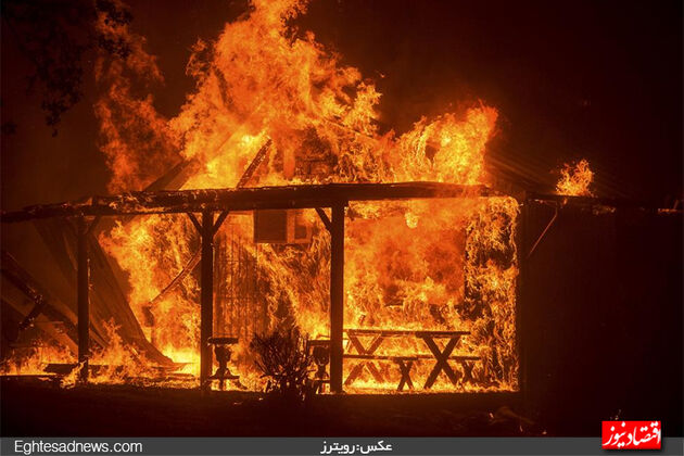 آتش‌سوزی در کالیفرنیا (گزارش تصویری)