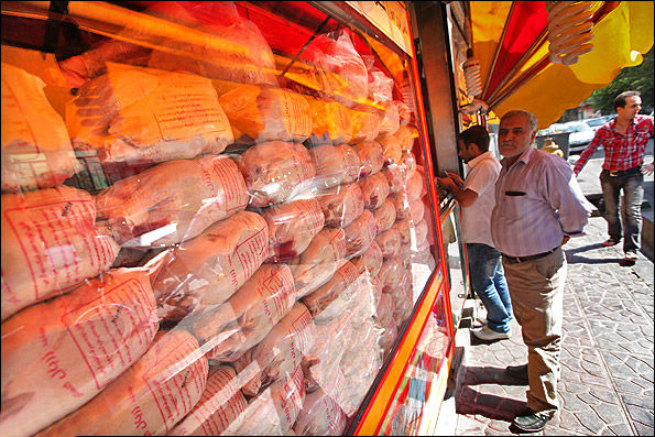 کاهش قیمت مرغ به ۶۸۰۰ تومان
