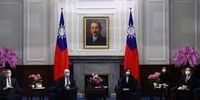 دیدار قانونگذاران آمریکایی با رئیس جمهوری تایوان
