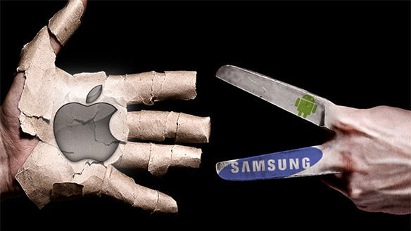 سبقت اپل از سامسونگ در ساخت گوشی های هوشمند