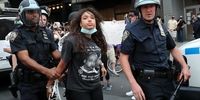 تصاویر منتخب اعتراضات سراسری آمریکا (۲)| «نمی‌توانم نفس بکشم»