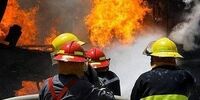 مهارآتش سوزی یک مسافرخانه در خیابان جمهوری تهران