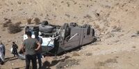 اولین تصاویر از حادثه مرگبار سقوط اوتوبوس در جاده دماوند 