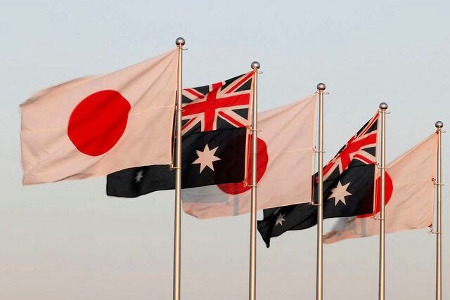فرود جنگنده‌های اف-۳۵ ژاپن برای اولین بار در استرالیا