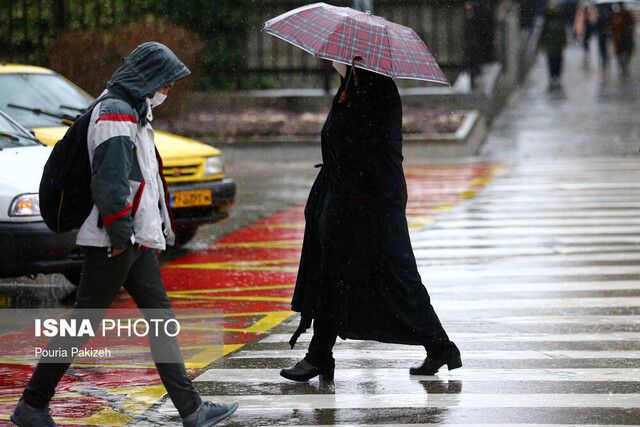 پیش بینی آب و هوای ایران/ باران مهمان تهران شد