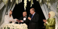 حضور رجب طیب اردوغان و همسرش در جشن عروسی یک فوتبالیست + عکس