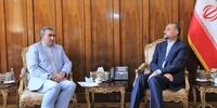 دیدار و گفتگوی سرکنسول ایران در پیشاور با امیرعبداللهیان 