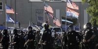دستگیری چند تن در درگیری تظاهرکنندگان با پلیس در آمریکا