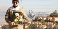 خط و نشان نیروهای مقاومت در مرز اسرائیل با عکس سردار سلیمانی + عکس