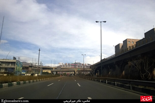 چند نما از تهران خلوت + گزارش تصویری / وقتی پایتخت آرام است