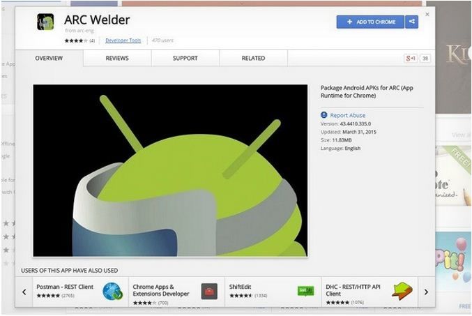 امکان اجرای اپلیکیشن‌های اندروید در مرورگر کروم
