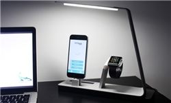 شارژ آیفون و ساعت اپل با لامپ ال ای دی