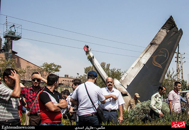 گزارش تصویری سقوط هواپیمای تهران - طبس