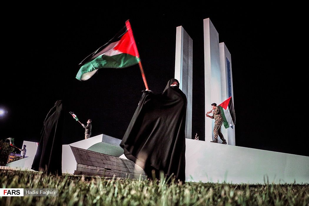 تصاویر راهپیمایی خودرویی همبستگی با ملت فلسطین