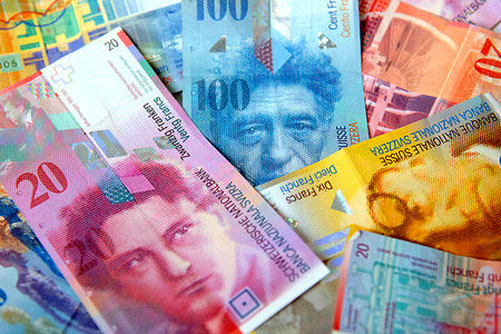 رشد قیمت فرانک سوئیس با انتشار یک خبر
