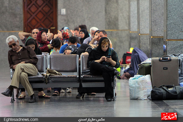 راه‌آهن در شلوغ‌ترین روزهای کاری‌اش چه شکلی است؟(گزارش تصویری)