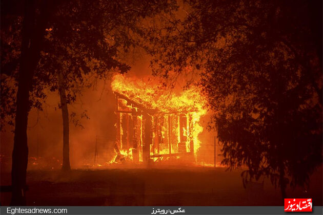 آتش‌سوزی در کالیفرنیا (گزارش تصویری)