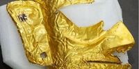 عکس ماسک طلای سه هزار ساله در چین