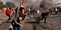 کنترل میدان «الخلانی» بغداد به دست معترضان افتاد