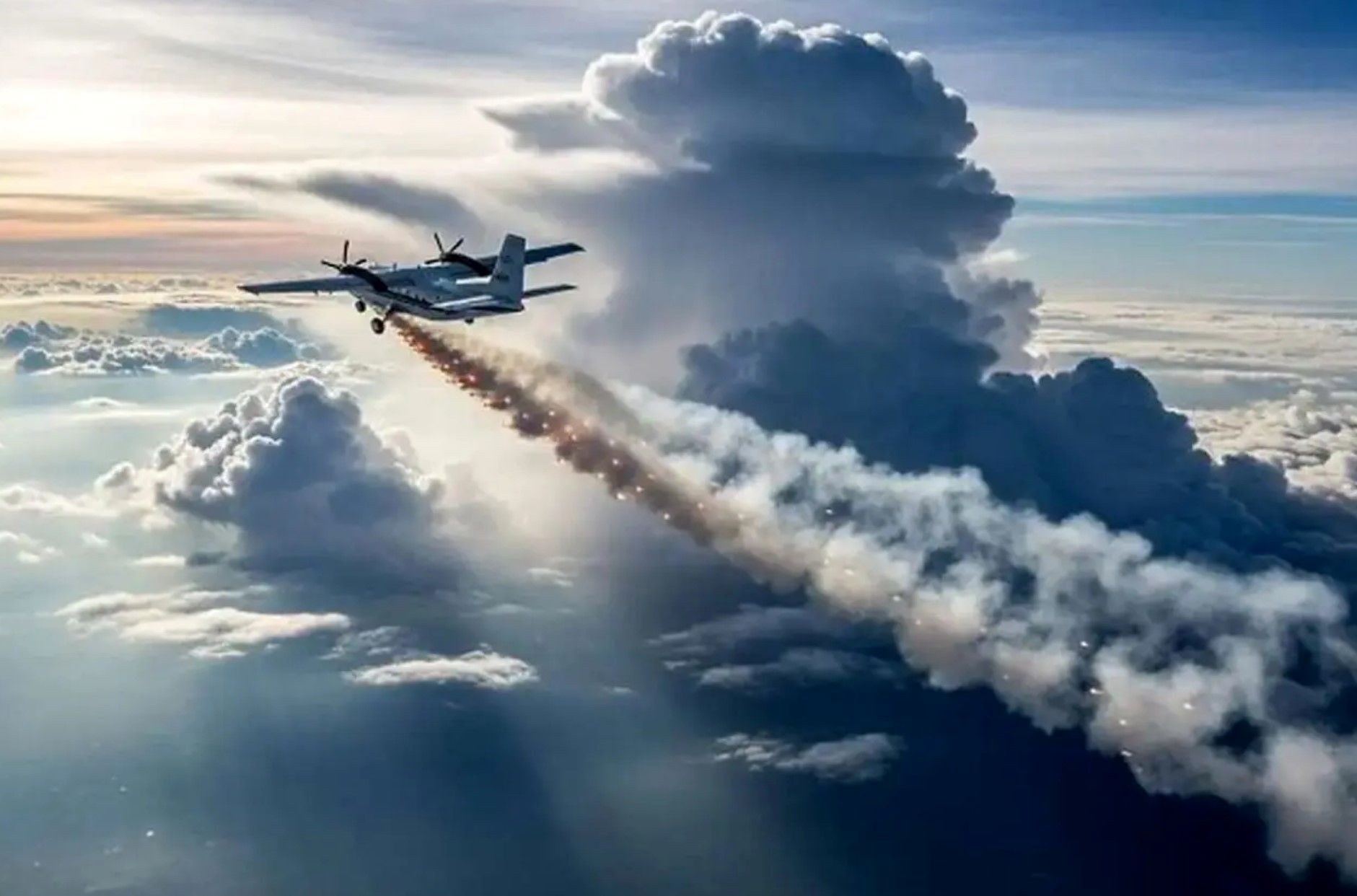 منتظر باران باشید / چهارمین عملیات بارورسازی ابرها انجام شد