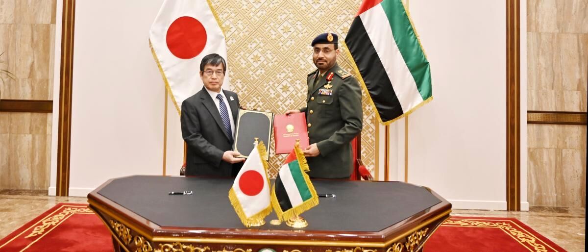 امارات و ژاپن توافقنامه نظامی امضا کردند
