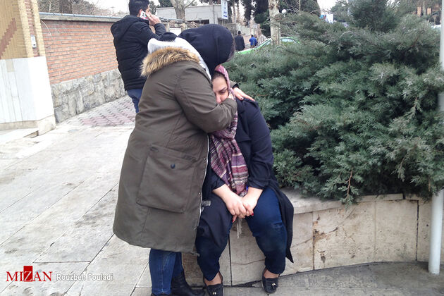 خانواده های داغدار پرواز سقوط کرده