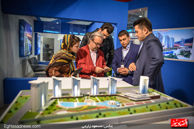 چانه‌زنی مسکنی با سرمایه‌گذاران خارجی‌ و داخلی(گزارش تصویری از نمایشگاه املاک)