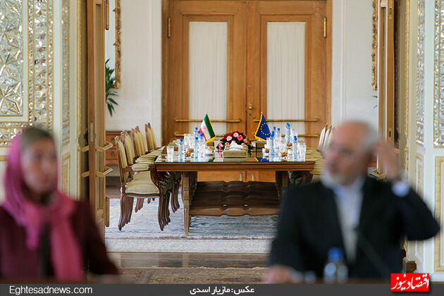 دیدار موگرینی و ظریف در تهران (گزارش تصویری)