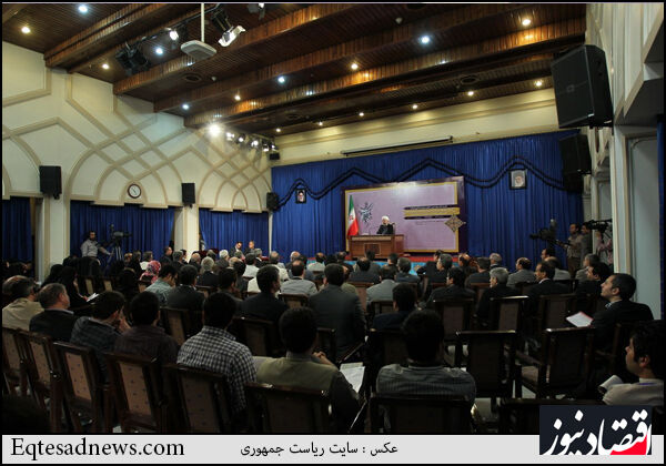 نشست خبری رئیس جمهور روحانی